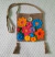 Bolsa Transversal Croche Bege com Flores - comprar online