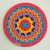 Mandala de Crochê - 26 cm - rosa - comprar online