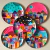 Conjunto de 5 pratos - Morada das Cores II - 23 cm - (cópia) na internet