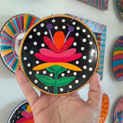 Mini Prato - Flor Colorida - 12 cm - I - comprar online