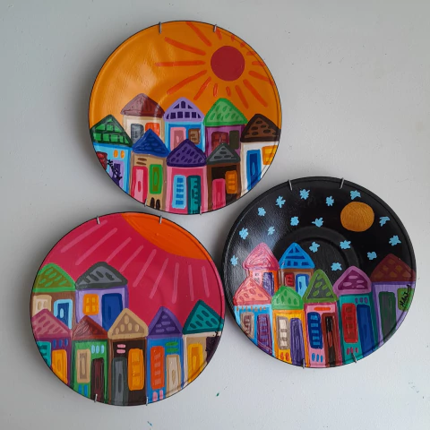 Trio Pratos Morada das Cores- 15 cm - II - comprar online