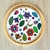 Prato decorativo - Floral - Branco - 23 cm