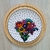 Prato Decorativo - Buquê de flores - Branco - 23 cm na internet