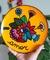 Prato decorativo - Amor - Amarelo - 23 cm - comprar online