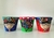Conjunto 3 vasos cerâmicos - Frida e Flores - II - loja online