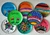 Conjunto de 8 pratos decorativos - Coloridos 23 cm II - comprar online