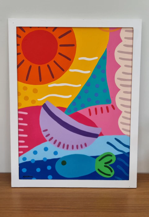 Quadro pintado à mão 6 - comprar online