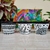 Conjunto 3 vasos cerâmicos - Preto com Branco