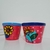 Conjunto 2 vasos cerâmicos - PP - Flores - DasTrinds