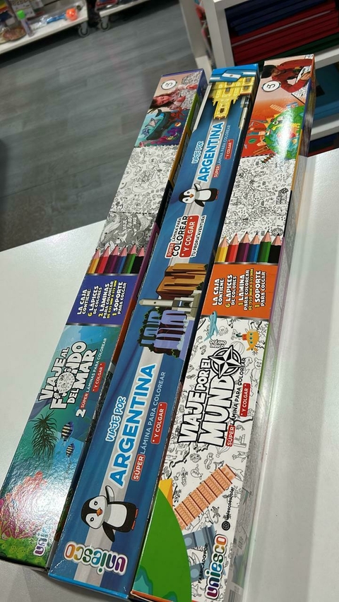 Laminas para colorear y colgar UNIESCO