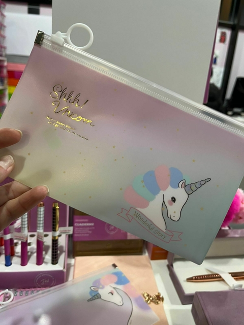 Sobre con cierre ziploc tamaño ficha unicornio - comprar online
