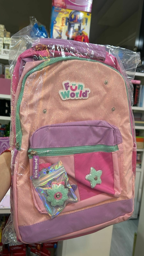 Mochila FW patch diy 17"