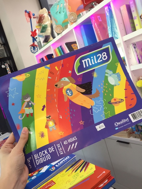 Block MIL28 afiche n5 color x20