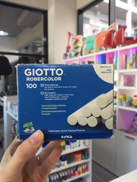 Tizas GIOTTO blancas x unidad