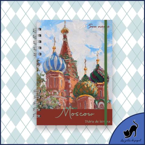 Diário de leitura / Planner literário personalizado com marcador de página - Moscow (Rússia) - comprar online