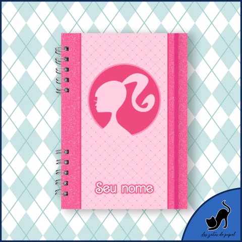 Caderno personalizado com marcador de página - Barbie - comprar online