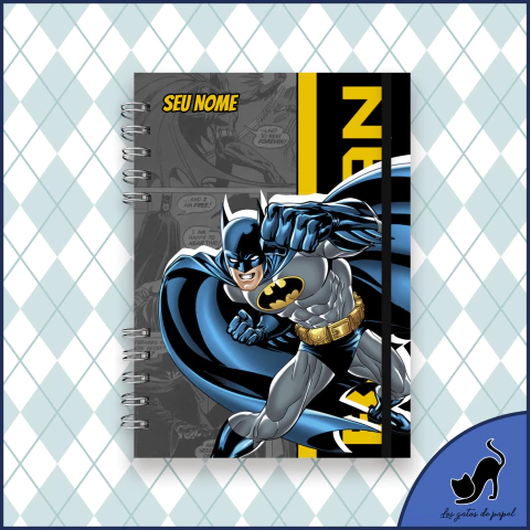 Caderno personalizado com marcador de página - Batman - comprar online