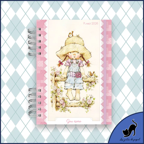 Planner 2026 personalizado com marcador de página - Bem-me-quer / Sarah Kay - comprar online