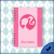 Caderno personalizado com marcador de página - Barbie na internet