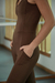 Jumpsuit Longo Brownie - Matte