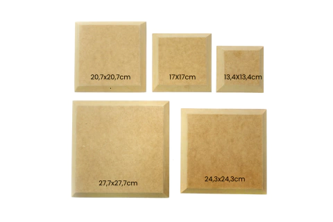 Contramolde Cuadrados Mod.1 punta Recta por Unidad