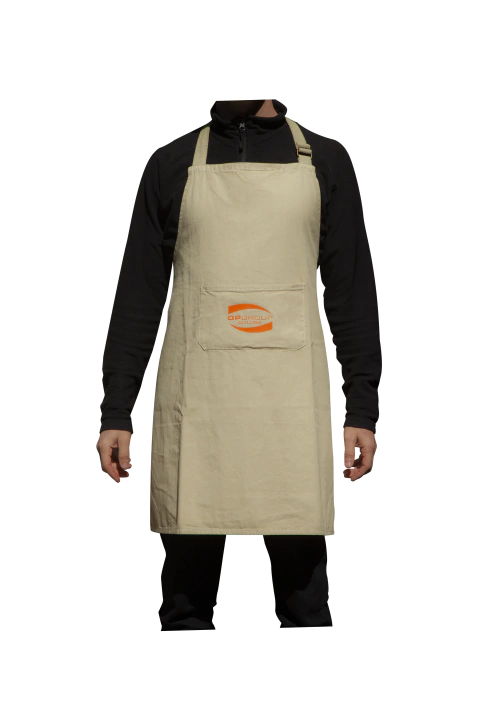 Delantal corto de Gabardina