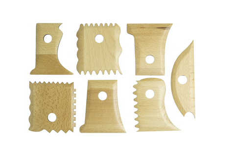Set de 7 lamas de madera chicas. Dif. Modelos - comprar online