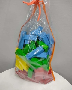 BOLSA DE BLOQUES DE MADERA CHICOS x60 - tienda online
