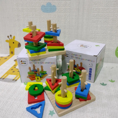 JUEGO DE ENCASTRE GEOMÉTRICO - TIENDA ARLEQUIN 