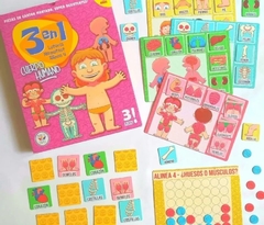 3 en 1: LOTERÍA, JUEGO DE MEMORIA Y 4 EN LÍNEA - comprar online