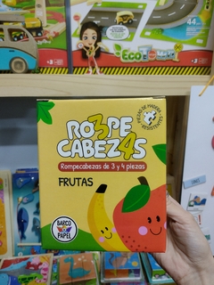 ROMPECABEZAS DE MADERA DE 3 Y 4 PIEZAS