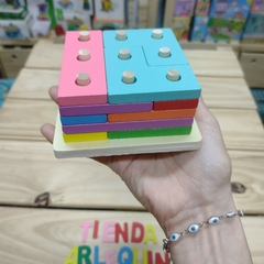 CUBO DE ENCASTRE TIPO TETRIS - comprar online