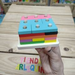 CUBO DE ENCASTRE TIPO TETRIS en internet