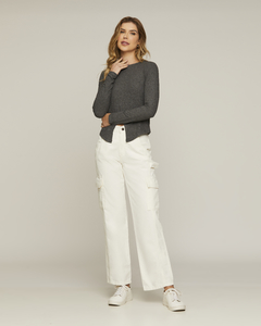 Blusa Nicole canelada - JB OUTFIT