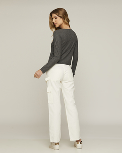 Blusa Nicole canelada - loja online