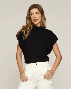 Blusa gola molet
