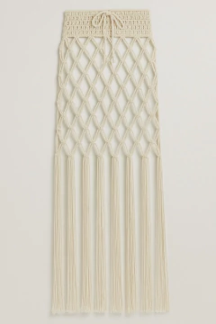 Saia de Crochê com Franjas na internet