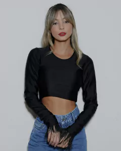 Cropped Lia Plumas - comprar online