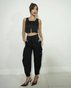 Imagem do Calça cargo cetim