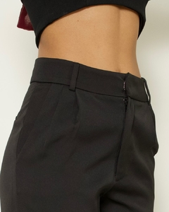 Calça de alfaitaria preta - comprar online