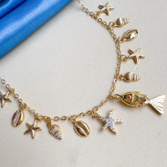 Colar Porto I - Berloques Peixe e do Mar - Stella B