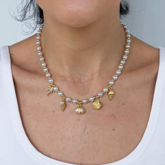 Imagem do Colar Sirena - Perolas e Berloques Ouro