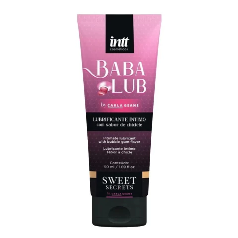 Babalub Lubrificante Beijável à Base d'Água 50ml Linha Sweet Secrets