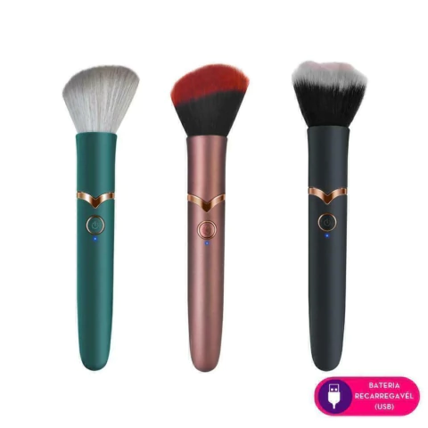 Pincel Vibrador com 8 Modos de Vibração Recarregável