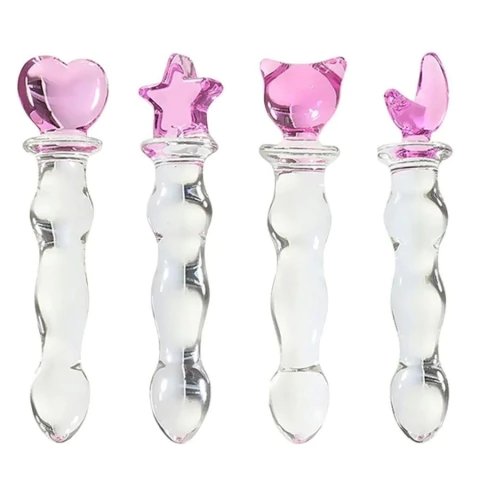 Plug Anal em Vidro Escalonado