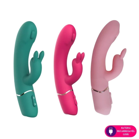 Dido Vibrador Ponto G com Estimulador Rabbit