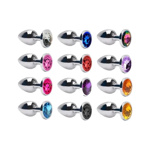 Plug Anal Aço Brilhante (P)