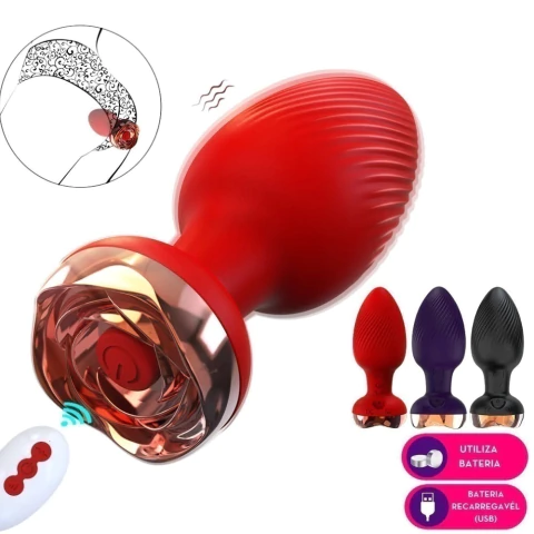 Lili Plug Anal em Formato de Flor