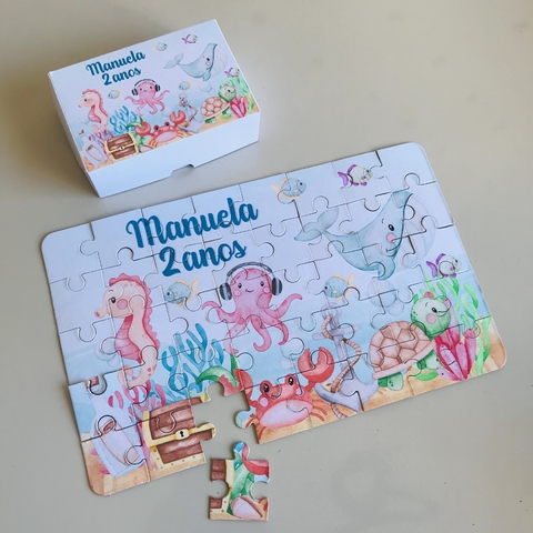 Quebra Cabeça 40 Pcs Fundo do Mar