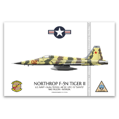 NORTHROP F-5N TIGER II, U.S. NAVY, BuNo 761536, AF 02, VFC-13.